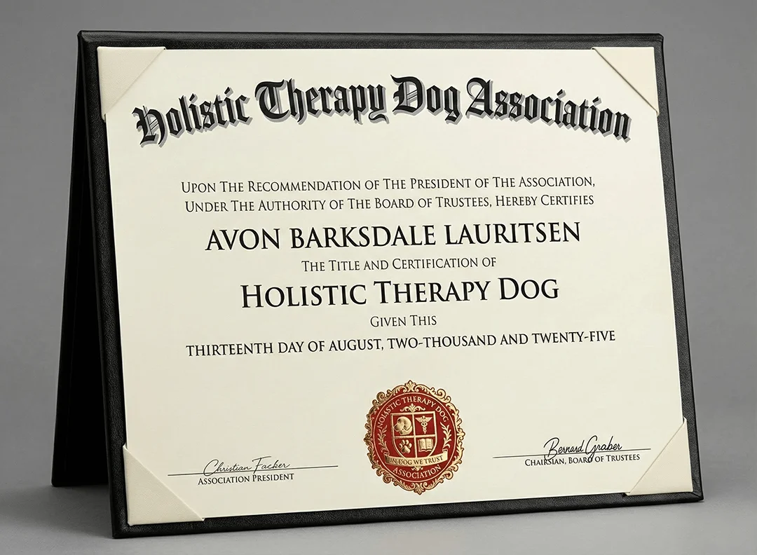 Official HTDA Diploma